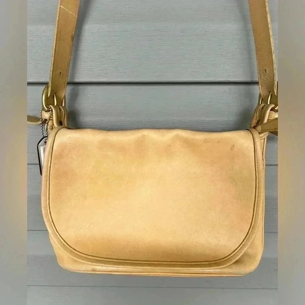 Coach Vintage Leather  Flap Crossbody Bag - Picture 3 of 14